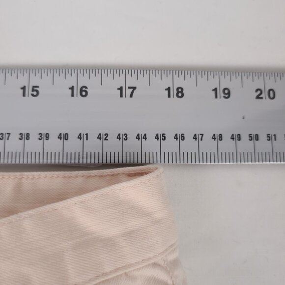 Lauren Ralph Lauren Women's Light Pink Denim Jeans Straight Leg, US 16 - Picture 7 of 9